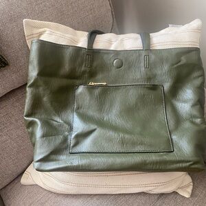 Elegant Green Tote Bag
